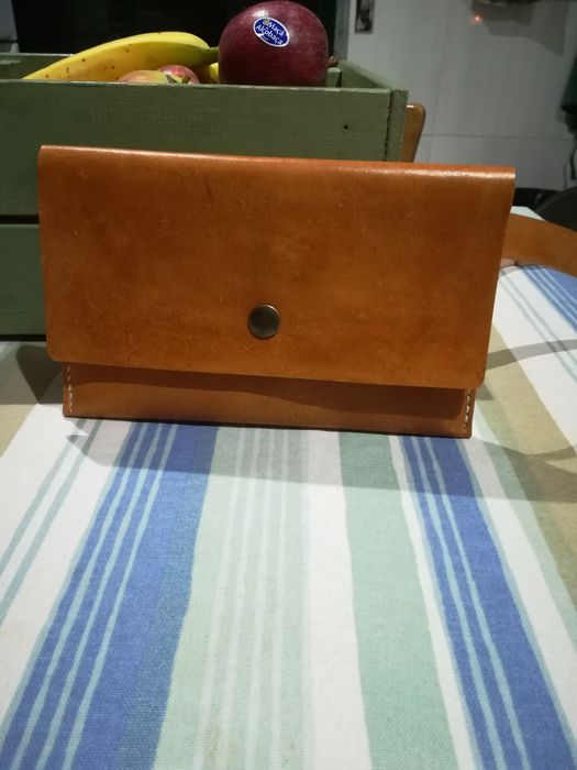 Bolsa cintura pele