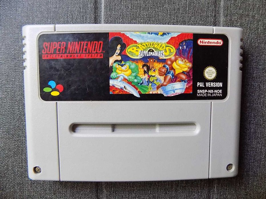 Battletoads in Battlemaniacs -Super Nintendo Entertainment System SNES