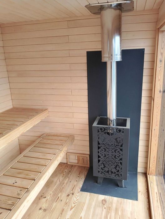 Sauna Ogrodowa 3,1x2,7 m z panoramicznym oknem