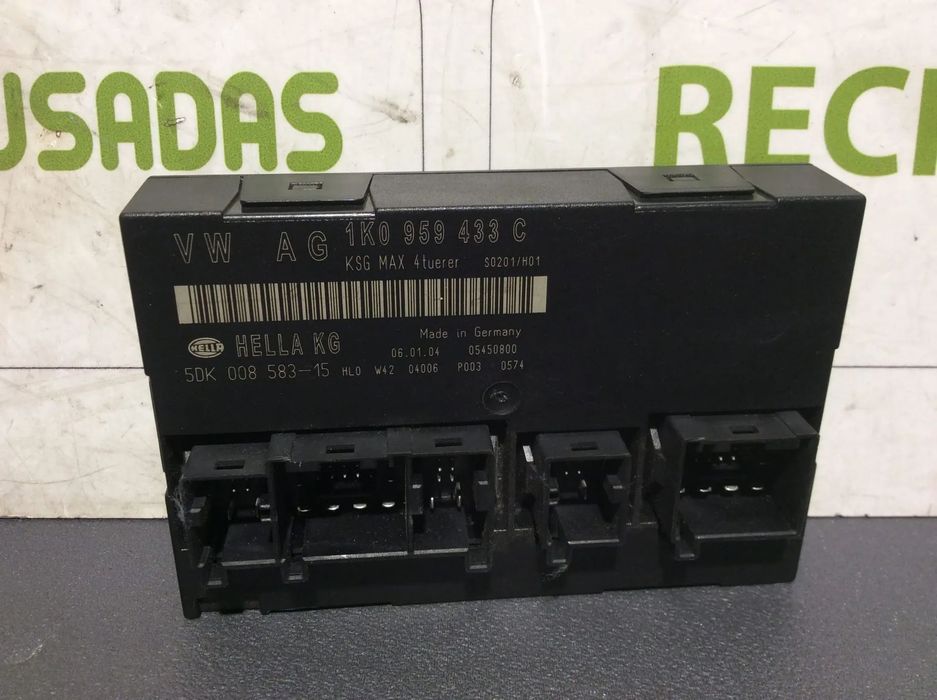 Centralina do Comando Sistema Confort VW Touran 2.0TDi 136cv ano 2004  1K0959433C