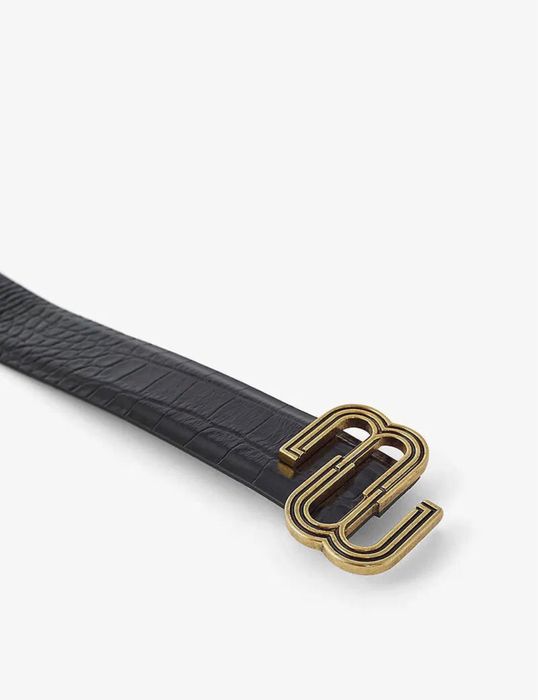 Шкіряний ремінь (пояс) від Maje (Sandro), оригінал, чорного кольору.