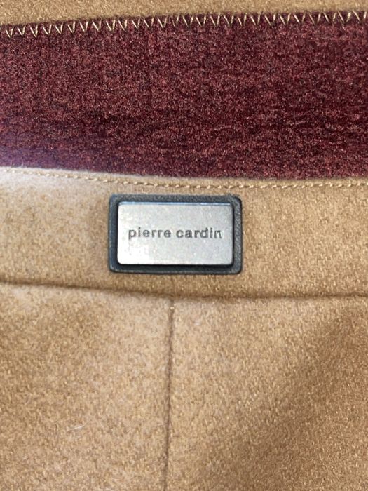 Пальто з вовни мериносів Pierre Cardin у бежевому кольорі