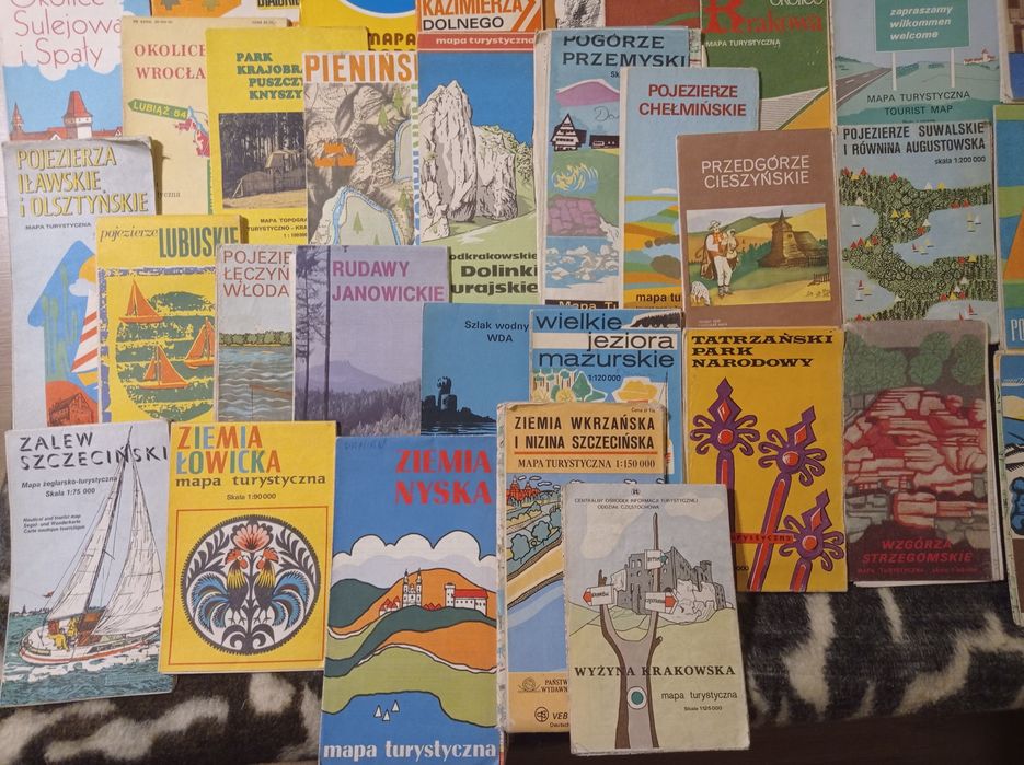 Mega mix polskich map turystycznych