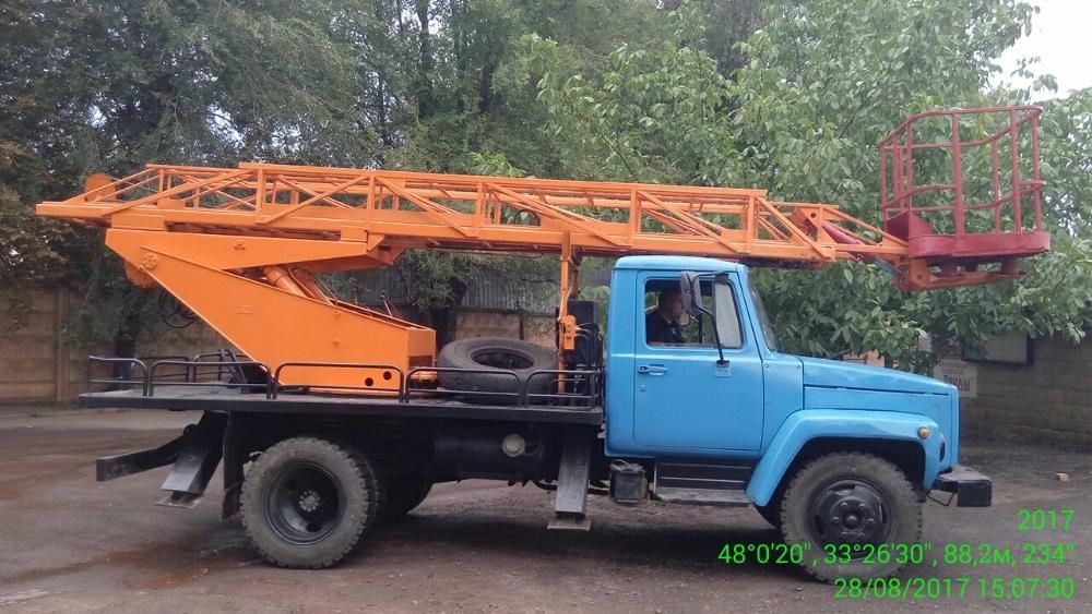 Оренда Автовишки від 15м до 45 метрів в м.Кривий Ріг та по Україні