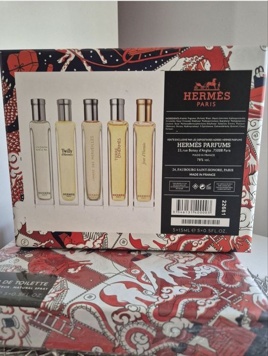 Hermes набір парфумів