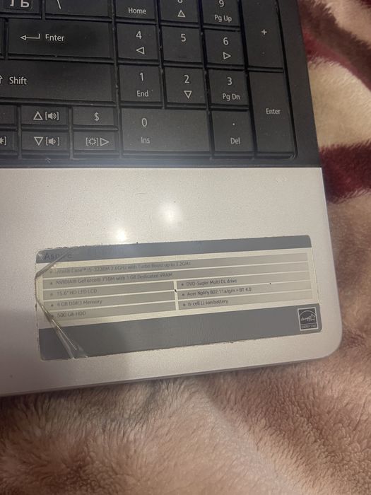 Продам ігровий ноутбук 2.60HGZ 8оперативки  1 видео карта