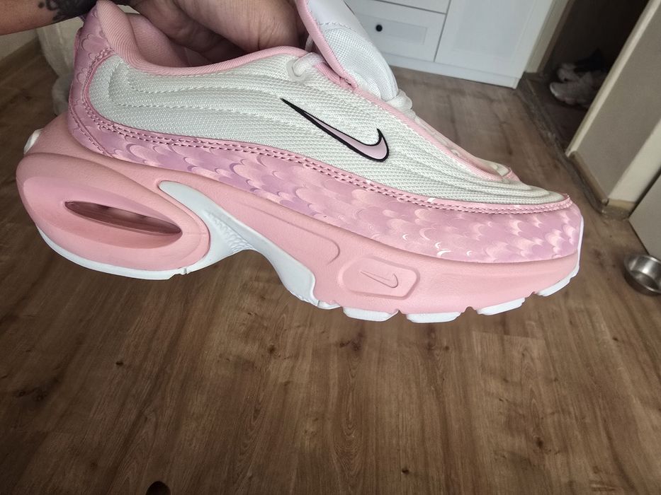 Nike air max bialo rozowe