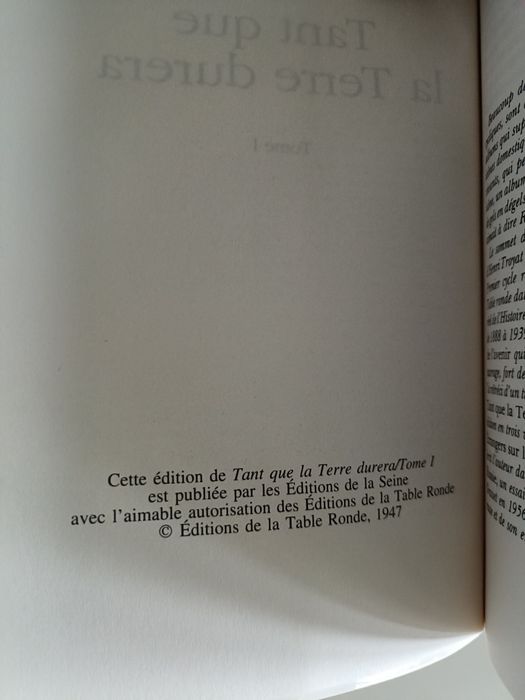 Livro do Escritor Henri Troyat volume 1