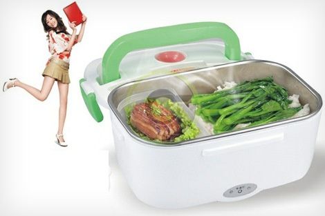 Lunch Box Контейнер для еды с подогревом Ланч Бокс 12В 220В