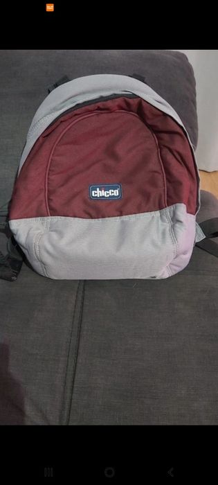 Alcofa da Marca Pré-Natal e mochila da Chicco