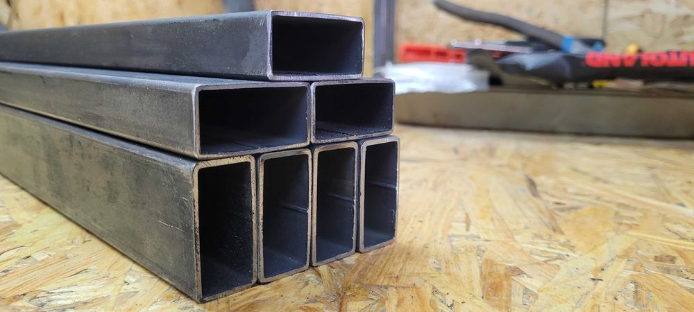 Profil kształtownik stalowy 40x20x1.5mm dł.600mm 7 sztuk