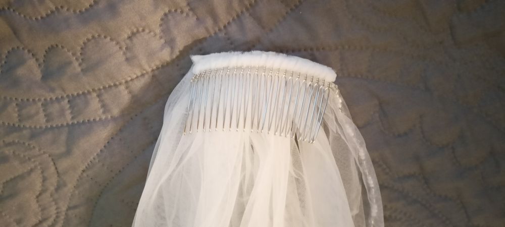 Śliczny welon 100cm