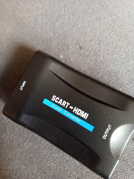 Adapter konwerter SCART → HDMI (SCART-HDMI Scaler Converter