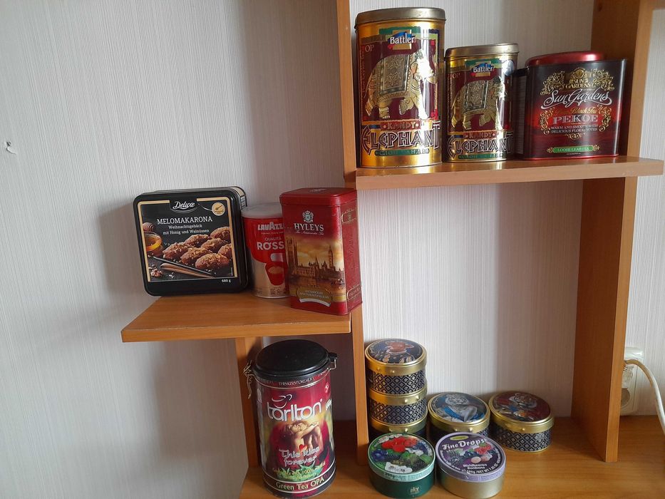 коробки от кофе и чая