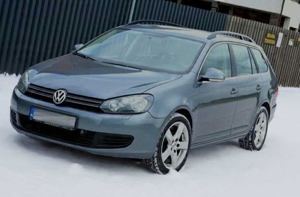 Bogata WERSJA! Vw GOLF 6 piękny środek DUŻA NAVI Alu rej PL  rej PL