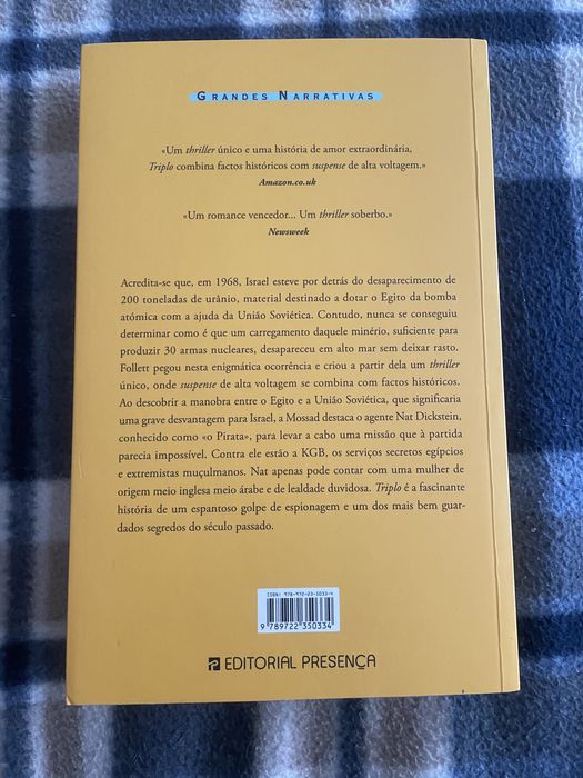 Livro “Triplo” de Ken Follett