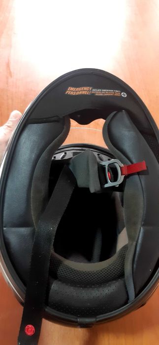 Capacete exo com afinação a ar para ajunte de interior.