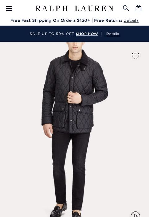 новая куртка Ralph Lauren p.50. Оригинал