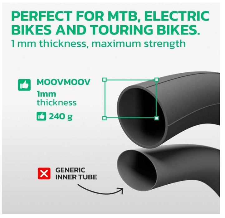 Dętki rowerowe 29 x 2.0-2.4" MOOVMOOV 2 sztuki