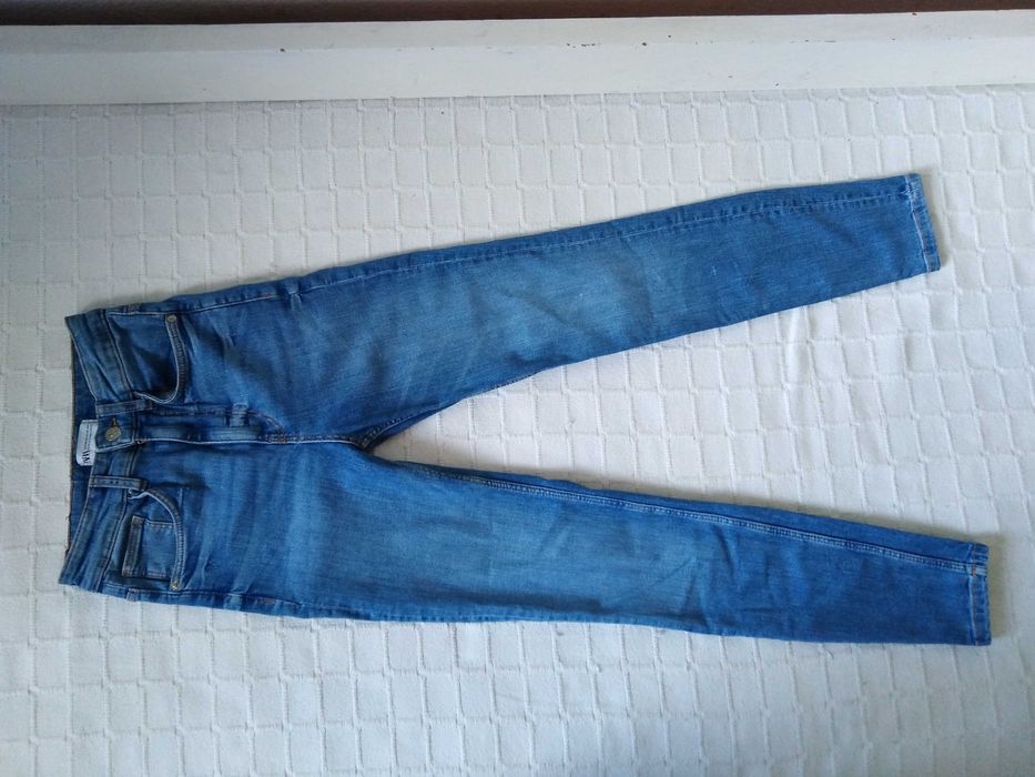 Calças Ganga Azuis Zara 34