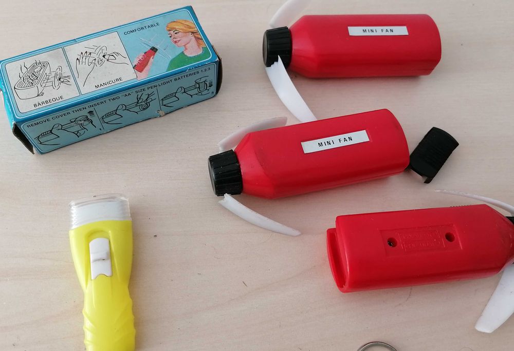 Focos e ventoinhas mini, lote todo por 5€