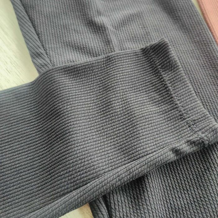 Nowe kryjące legii legginsy getry spodnie s 36 bawełniane prążek