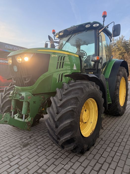 Ciagnik John Deere 6190R PNEUMATYKA 55KM/H  AutoPower TLS przedni TUZ
