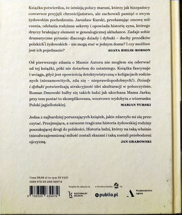 Sprzedam książkę"  Dziady i dybuki"