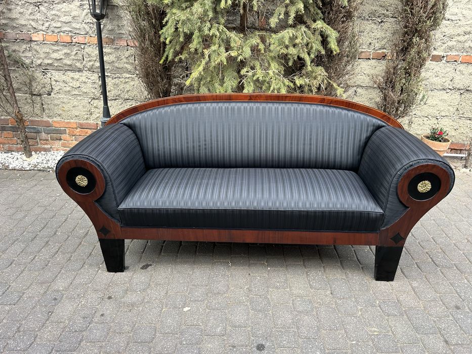 Antyczna Sofa Kanpa Biedermeier Antyk Uniakt Stan BDB