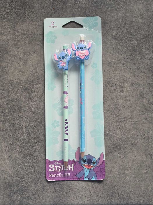 Nowe ołówki HB - komplet 2 sztuki Stitch