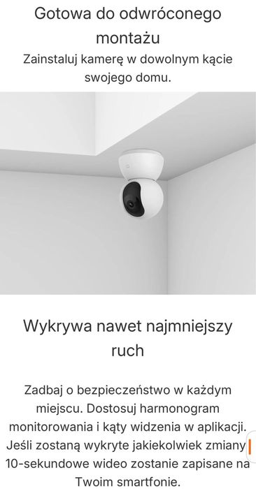 Kamera MiJia 360° komplet 2 sztuki