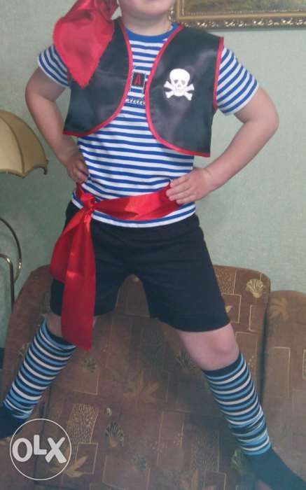 Костюм ПИРАТА рост 120 см.