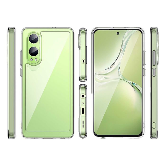 Etui ELEVATE HEXAGON do OnePlus Nord CE4 Lite - Clear