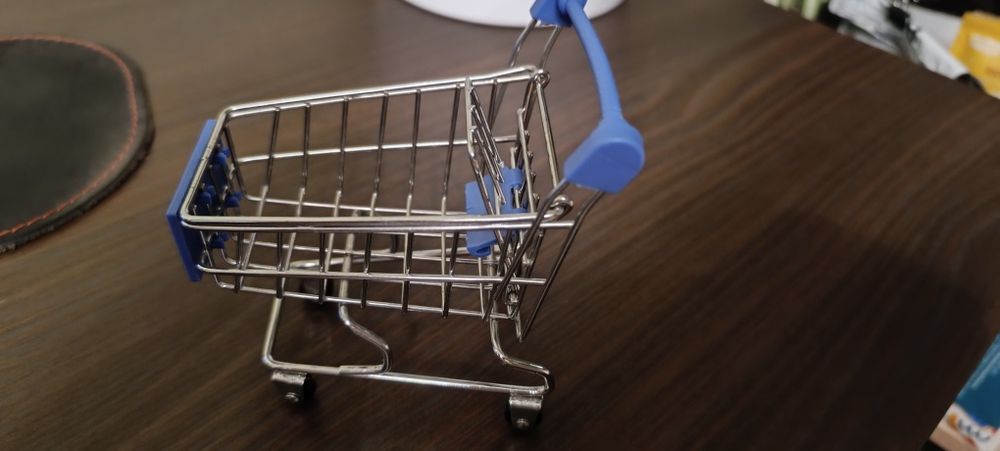 Декоративний міні візок органайзер.