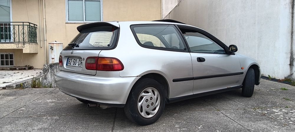 Carro Honda civic EX cinza