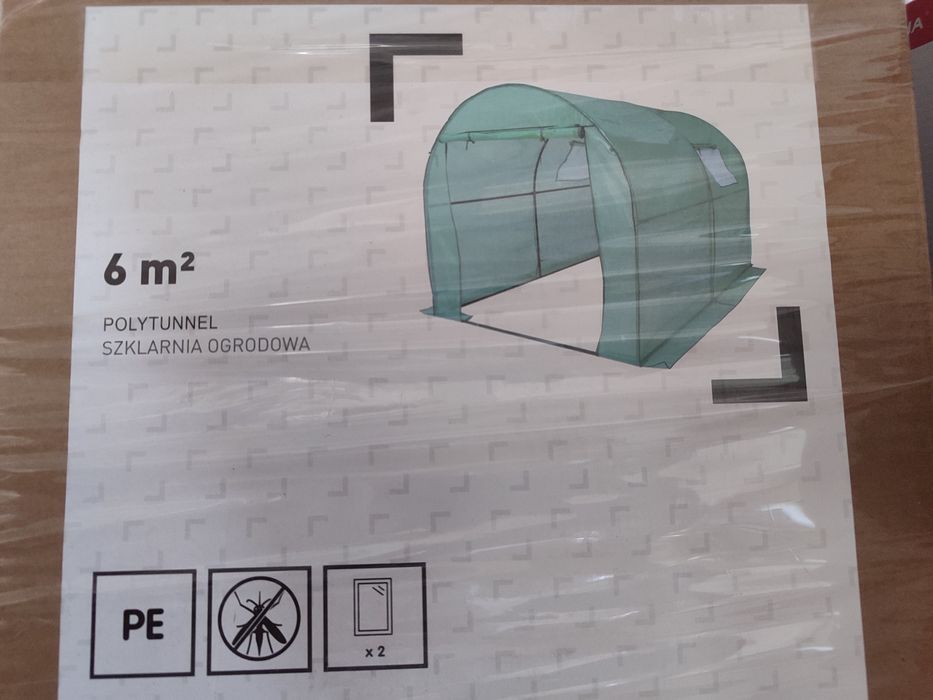 Tunel foliowy 2x3m nowy w kartonie szklarnia