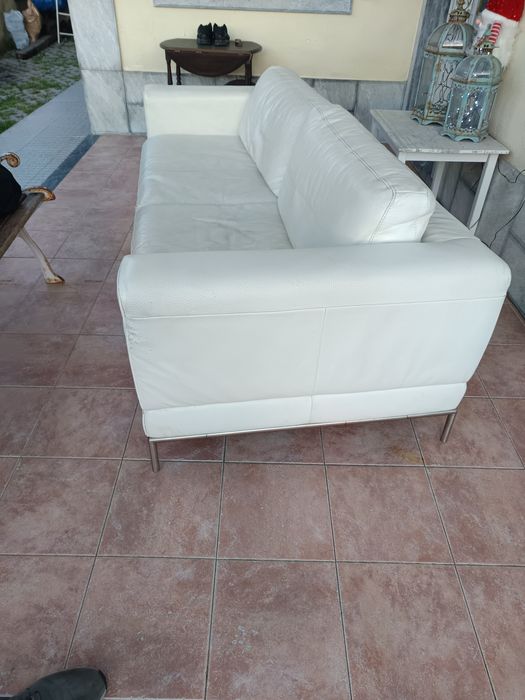 Sofá branco familiar