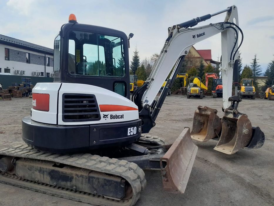 Bobcat E50  Koparka Gąsienicowa 2020R, 1963Mtg, Waga 4,8T, 3