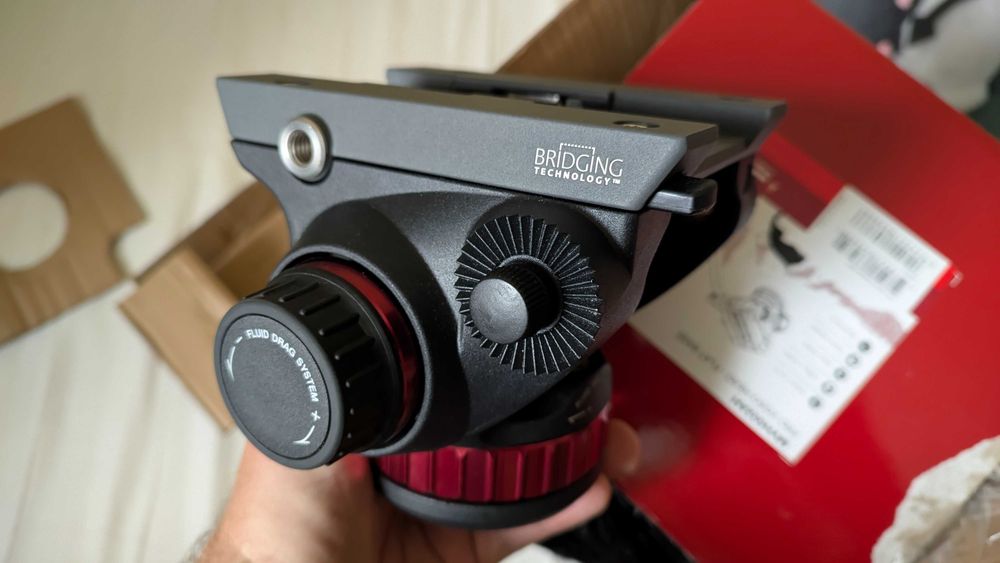 Manfrotto MVH502AH głowica wideo Fluid Head JAK NOWA