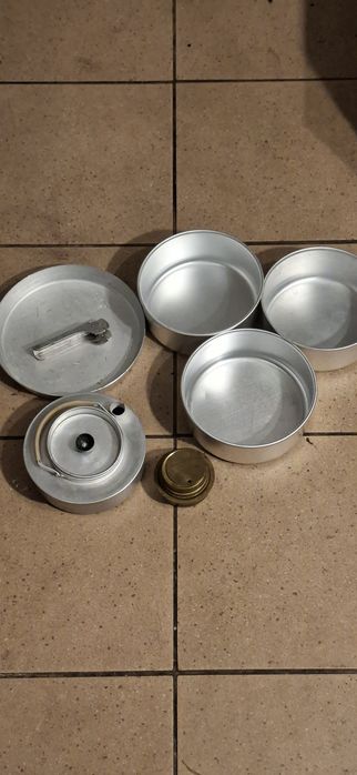 Zestaw turystyczny aluminiowy PRL