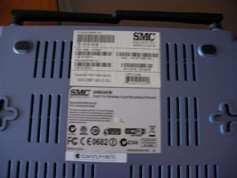 Router wireless bo. Estado