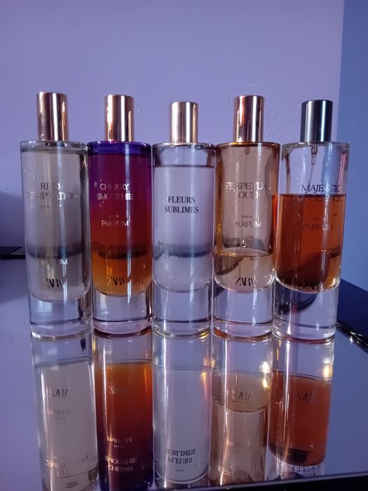 Zara unikaty 80 ml vanilla memoire Amber etc