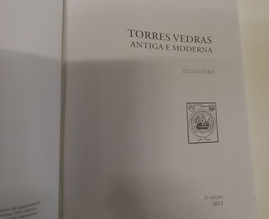 Livro sobre a história de Torres Vedras
