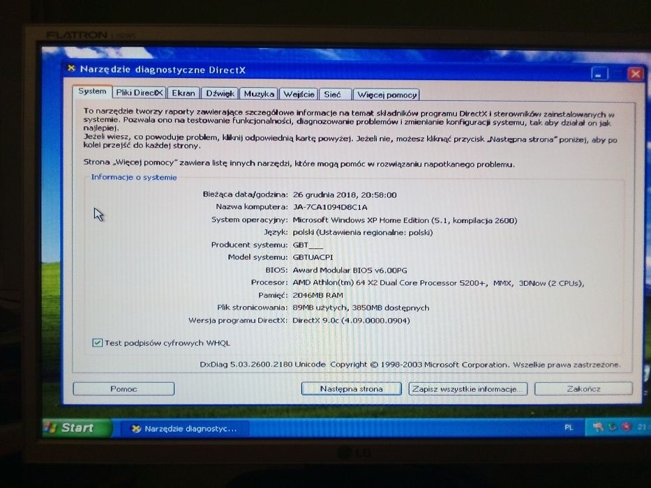 Komputer stacjonarny