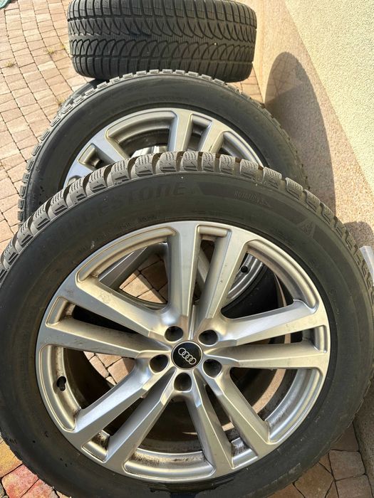 Oryginalne koła zimowe Audi Q7 SQ7 Bridgestone 255/50/R20 AO
