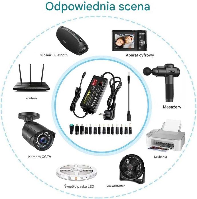 Regulowany zasilacz sieciowy HOUHUI