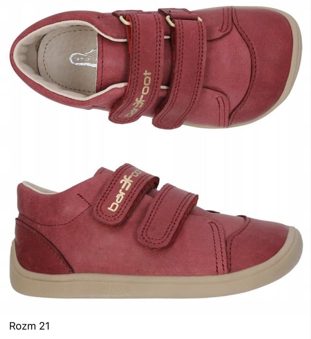 NOWE skórzane buty jesienne bar3foot barefoot szerokie elastyczne 21