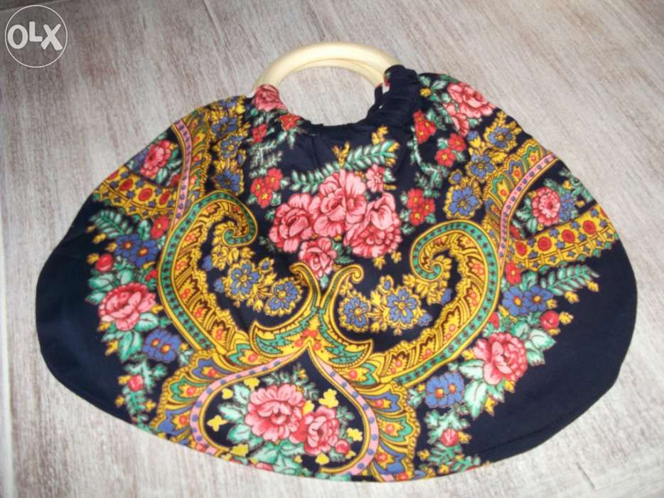 Saco redonda, tamanho médio, de tecido