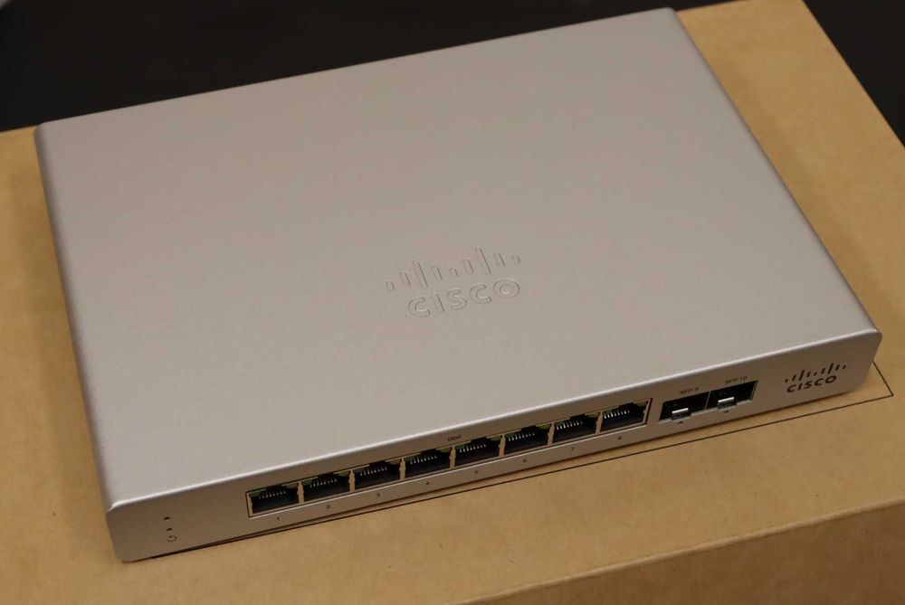 Cisco Meraki MS120-8-HW -Przełącznik sieciowy, Switch zarządzany w chmurze -Nowy