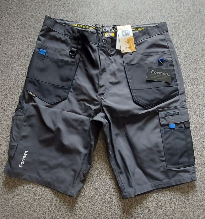 XXL krótkie spodenki firmy LEBER&HOLLMAN. Robocze.